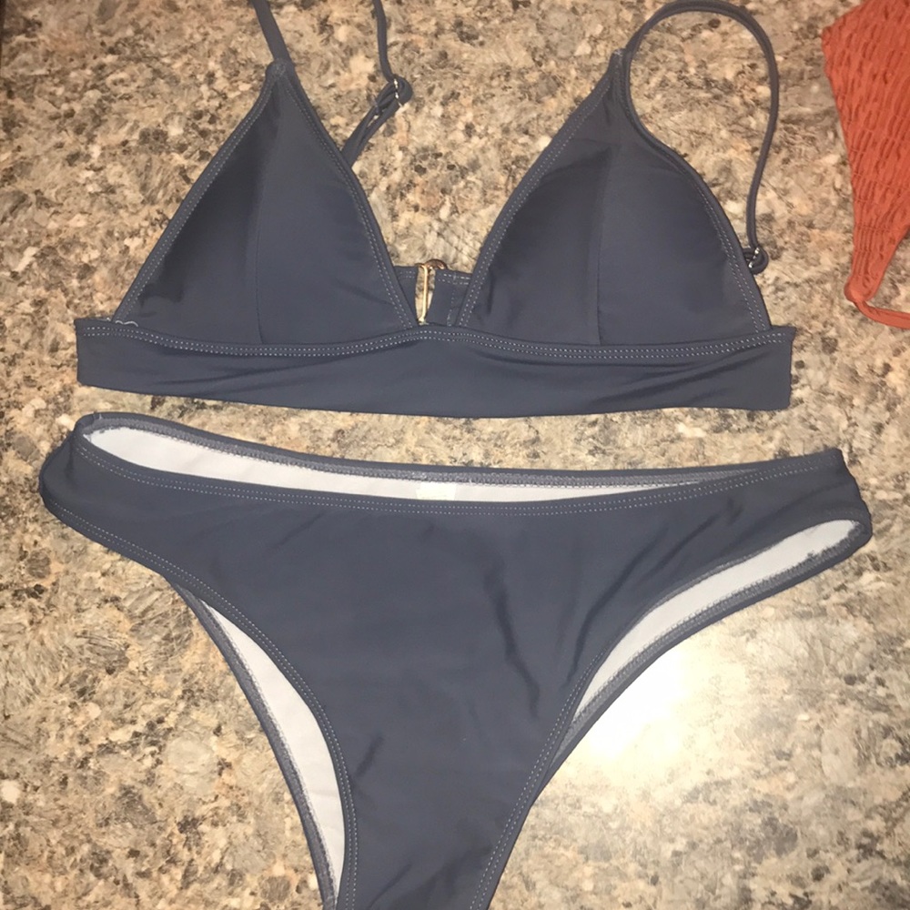 grey bikini
